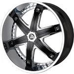26X10 Chrome Wheel Diablo Fury Blank 15. Fixed Price $578.90.