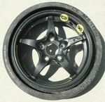 Oem 98-04 Mercedes Benz Vredestein Space Master Spare Tire Wheel Rim 165-15 89P. Fixed Price $99.85.