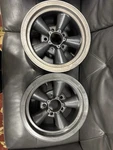 Vintage American Racing Torq-thrust Magnesium 14 X 6 5 On 3/4 Chevy Wheels. Fixed Price $650.00.