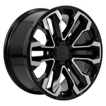 4 New 18X8.5 Oe Wheels CV69 Gloss Black 6X139.7 6X5.5 ET26 CB78.1 Rims. Fixed Price $1181.21.