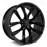 20" Satin Black Staggered Set Of (4) Wheels Fits Tesla Model 3. Fixed Price $1232.00.