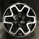 2021-2022 Ford Bronco 10389 95213 Wheel 18X7-1/2 Rim Black Machined M2DC1007T1A. Fixed Price $143.96.