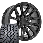 4875 Black 20X9 Oe Wheels Llc Rims & 275/55R20 At Tires Set 6X139.7 28ET. Fixed Price $1800.00.