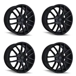 Set 20" Touren TR60 20X8.5 Full Matte Black 5X5 Wheels 40MM Rims For Jeep. Fixed Price $1259.96.