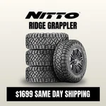 (4) LT35X12.50R17 Nitto Ridge Grappler 121Q Load 10 Ply A/t M/t Tires New Set. Fixed Price $1699.00.