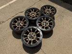 (5) 17" Jeep Wrangler 392 Gladiator Oem 9304 95240 Beadlock Wheels Rims. Fixed Price $1599.00.