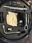 00-06 Mercedes W215 CL500 S500 S55 Amg Emergency Spare Tire Jack Tool Kit Oem. Fixed Price $115.00.