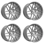 Rohana RFX7 21" 5X120 Staggered Wheel Set Brushed Titanium Bmw M5/M6, Camaro. Fixed Price $1359.00.