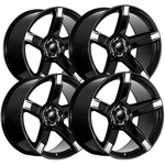 (set Of 4) Oe Concepts DG06 Hellcat 20X9.5 5X115 +15MM Gloss Black Wheels Rims. Fixed Price $918.96.