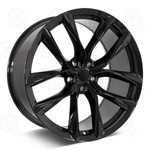 20" Gloss Black Staggered Set Of (4) Wheels Fits Tesla Model 3. Fixed Price $1232.00.