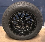4 20X10 Fuel D581 Triton Black Wheels Rims 33" At Tires 5X150 5X5.5 5X139.7. Fixed Price $2699.00.