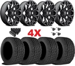 Fuel Assault Black Wheels 275 60 20 At Tires Tundra Ram Sequoia All Terrain. Fixed Price $2649.00.