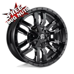(1PC) Fuel D595 Sledge 20X9 6X135 Black Milled 1MM Wheel Rim Inch. Fixed Price $500.00.