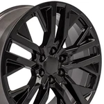 22" Black 5903 Rim Fits Chevy Silverado Tahoe Suburban 84570333 Wheel. Fixed Price $261.00.